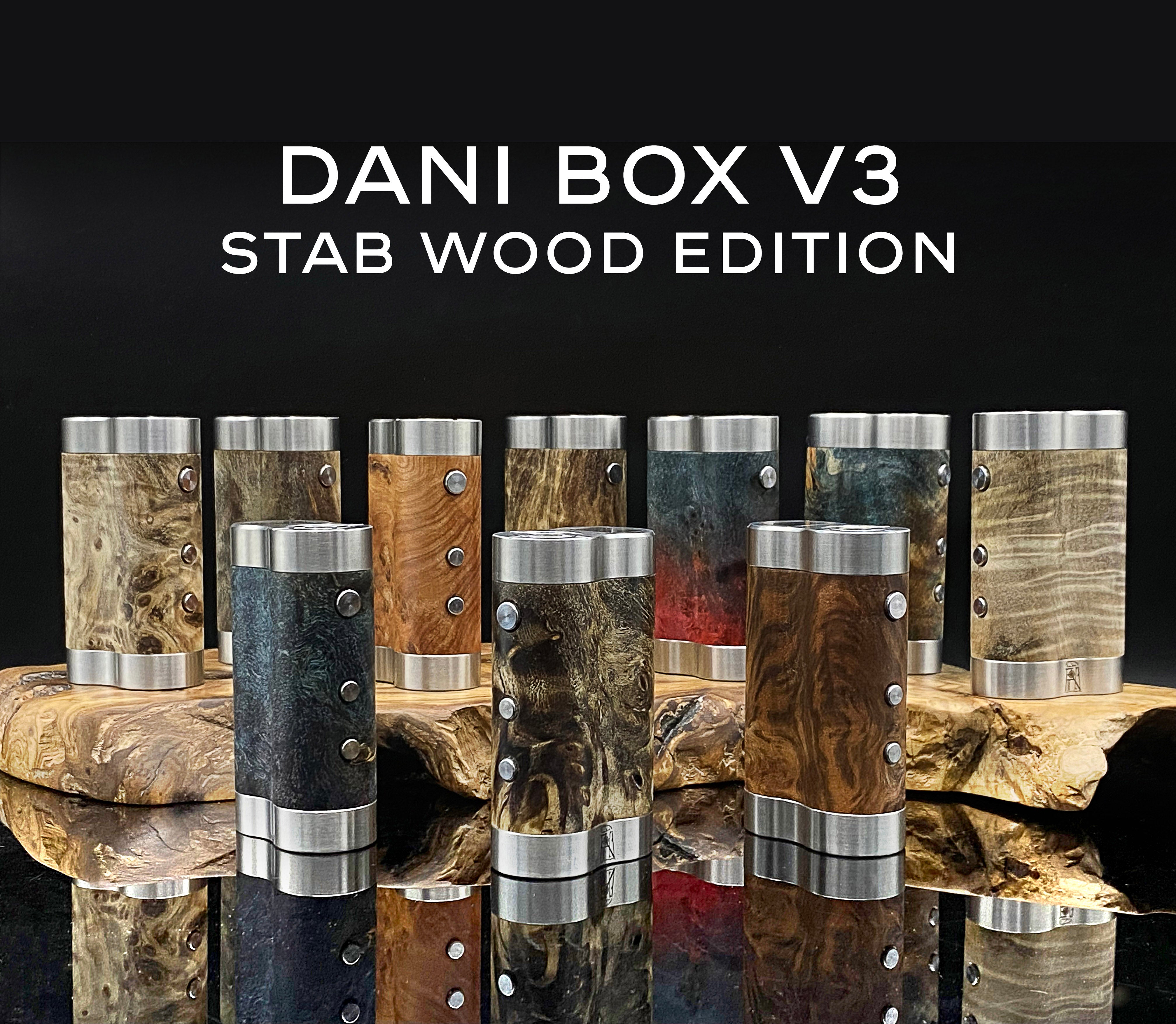 Dani Box V3 - Stabwood Edition The Vaping Gentlemen Club Dani Box V3 - Stabwood Edition The Vaping Gentlemen Club