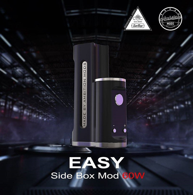 EASY SIDE BOX MOD STEALTH EVOLV DNA 60W The Vaping Gentlemen Club EASY SIDE BOX MOD STEALTH EVOLV DNA 60W The Vaping Gentlemen Club