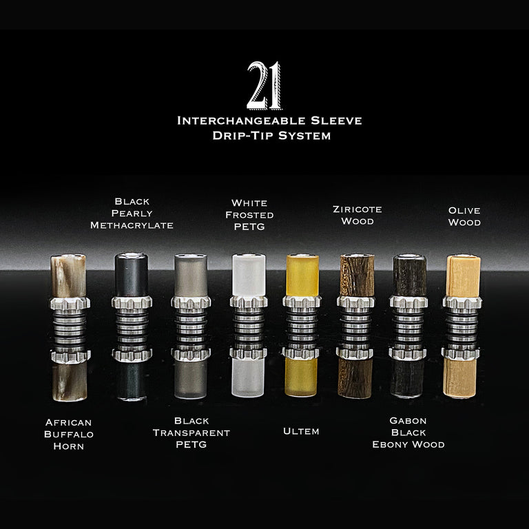 "21" Drip Tip completo