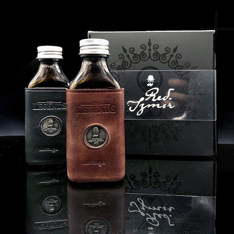 Cover in cuoio per The Legend Bottles