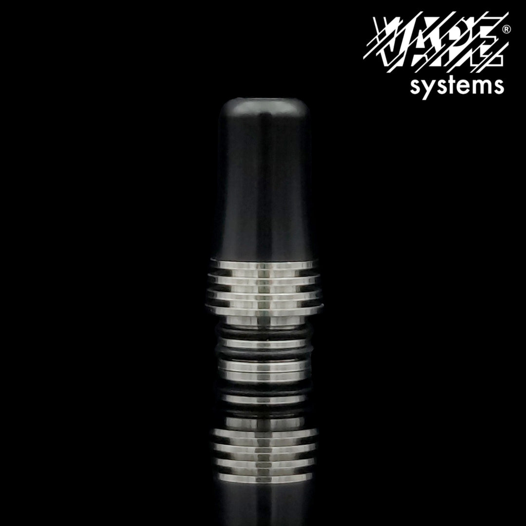 Long Combi POM/Inox Drip Tip (v9) - Vape Systems